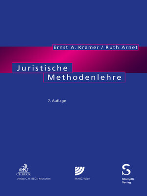 cover image of Juristische Methodenlehre